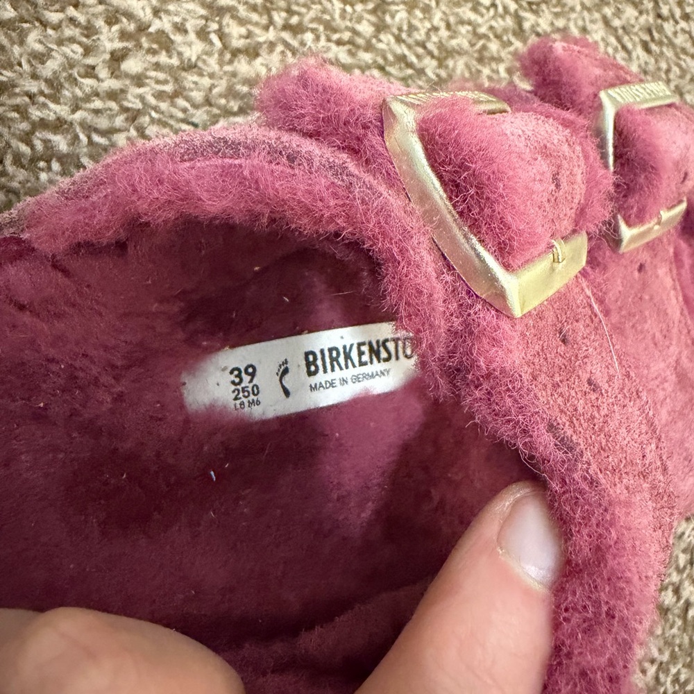 Birkenstock Kids' Maroon Sandals - Picture 3 of 5